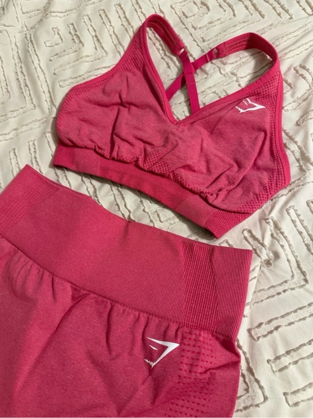 Gymshark Pink Seamless Set